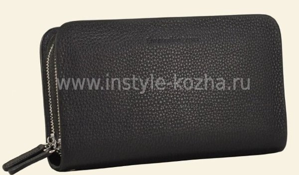 Барсетка Ermenegildo Zegna на двух молниях