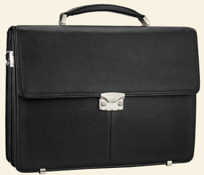 Портфель кожаный с кодовым замком