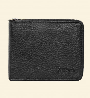 Кошелек на молнии из натуральной кожи 3623 V