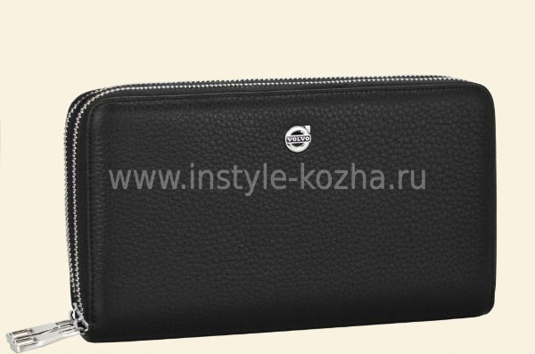 Кожаный мужской клатч VOLVO
