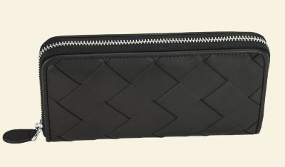 Клатч BOTTEGA V. из плетеной кожи