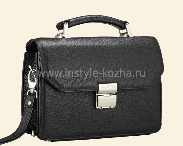 Барсетка Karya зернистая кожа