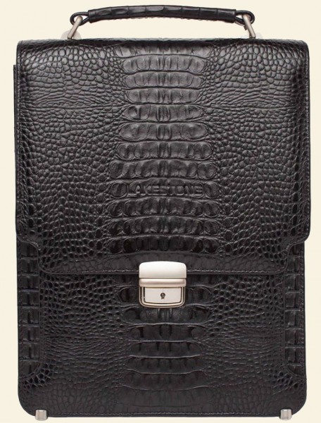 Портфель Dormer Black Caiman арт.1761