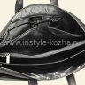 Мужская черная сумка-портфель Giorgio Armani для документов