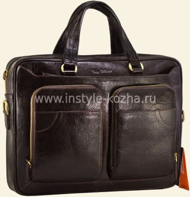 Мужской коричневый портфель Tony Bellucci арт.1562-2