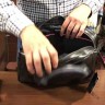 Бизнес сумка из натуральной кожи