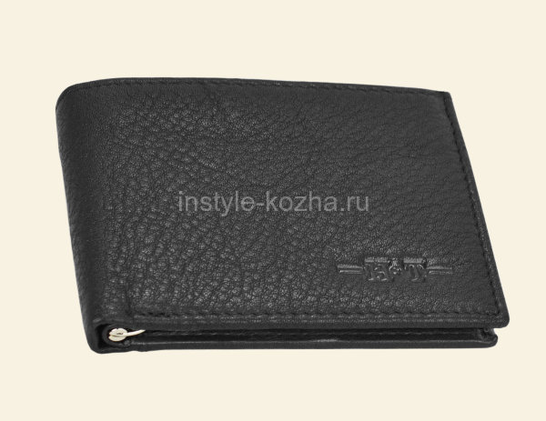 Зажим для денег кожаный